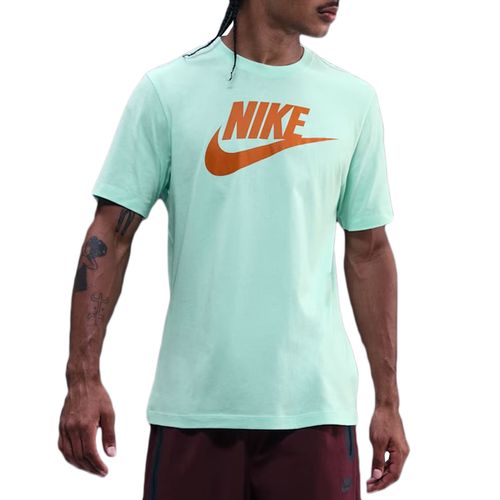 Camiseta Masculina Nike Sportwear Tee Icon Futura Verde Claro-AR5004-353- -1-